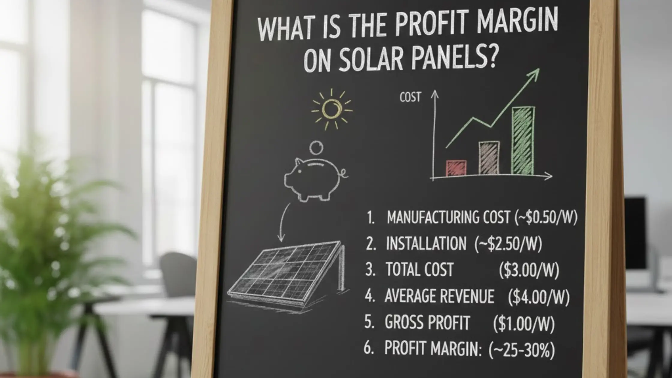 Profit Margin on Solar Panels