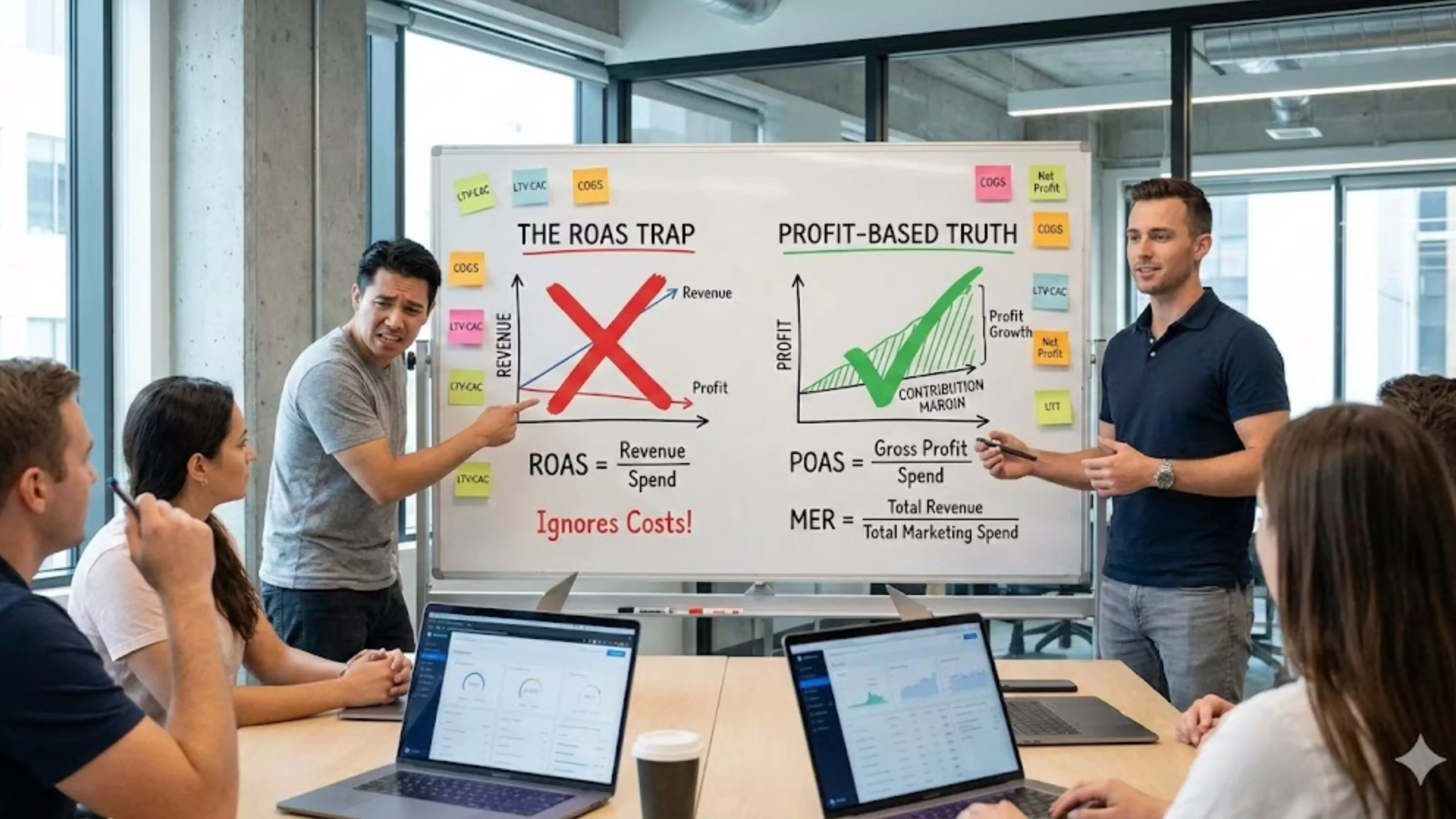 Why ROAS Alone Is Misleading—Profit-Based Metrics You Should Track 1 ROAS scaled