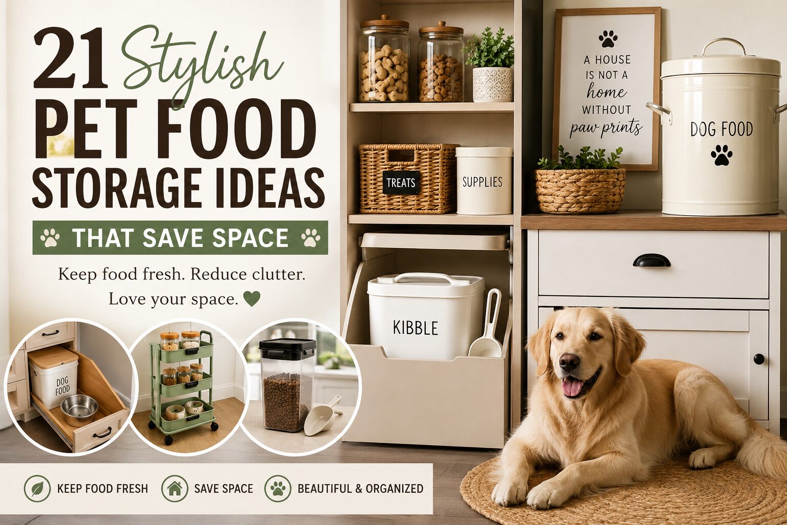 Pet Food Storage Ideas