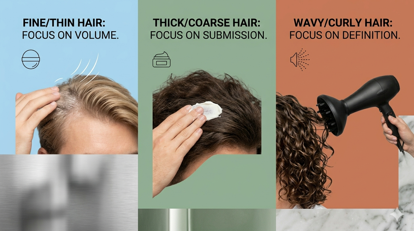 men medium hair