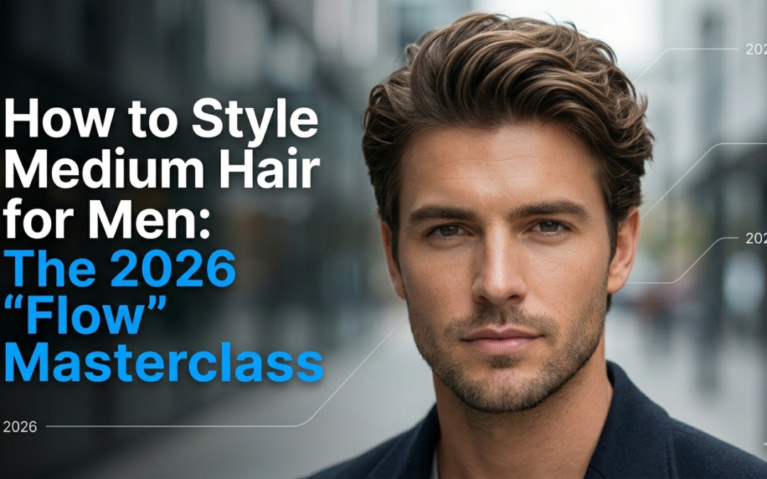 How to Style Medium Hair for Men: The 2026 “Flow” Masterclass