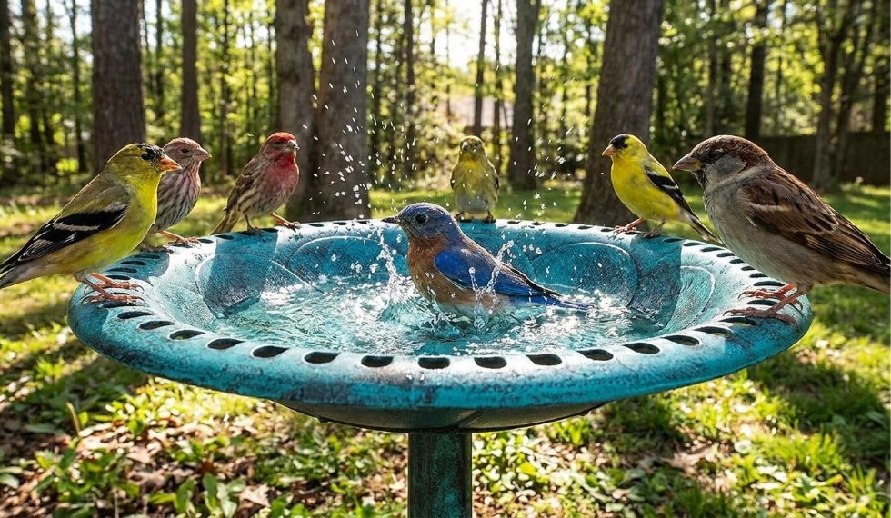 Make DIY Bird Bath
